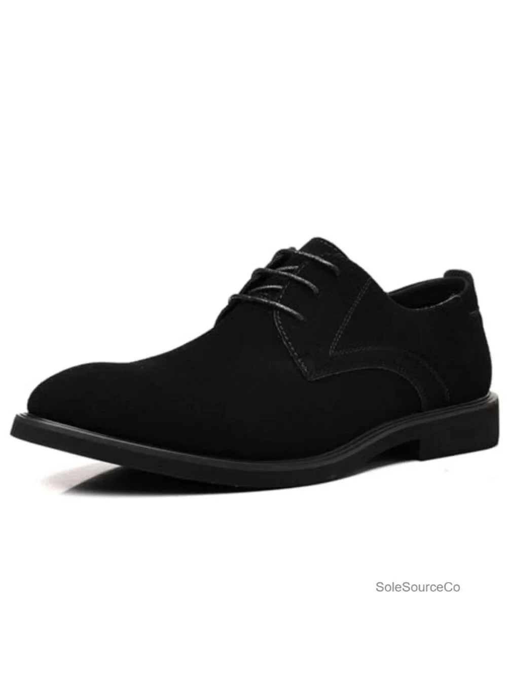 Mens Faux Suede Lace Up Oxford Dress Shoes Business Casual